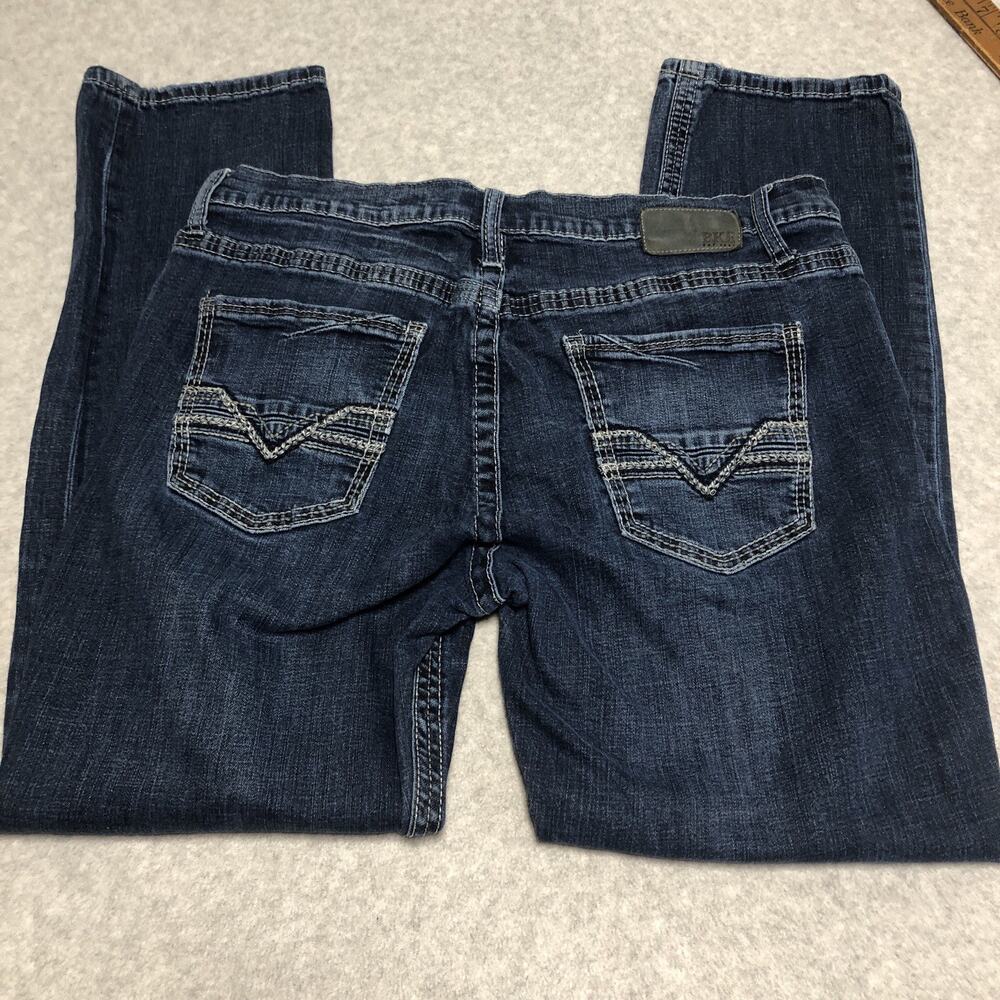 BKE Jake Straight Jeans Mens 40x32 Blue Medium Wash Stretch Denim Pants